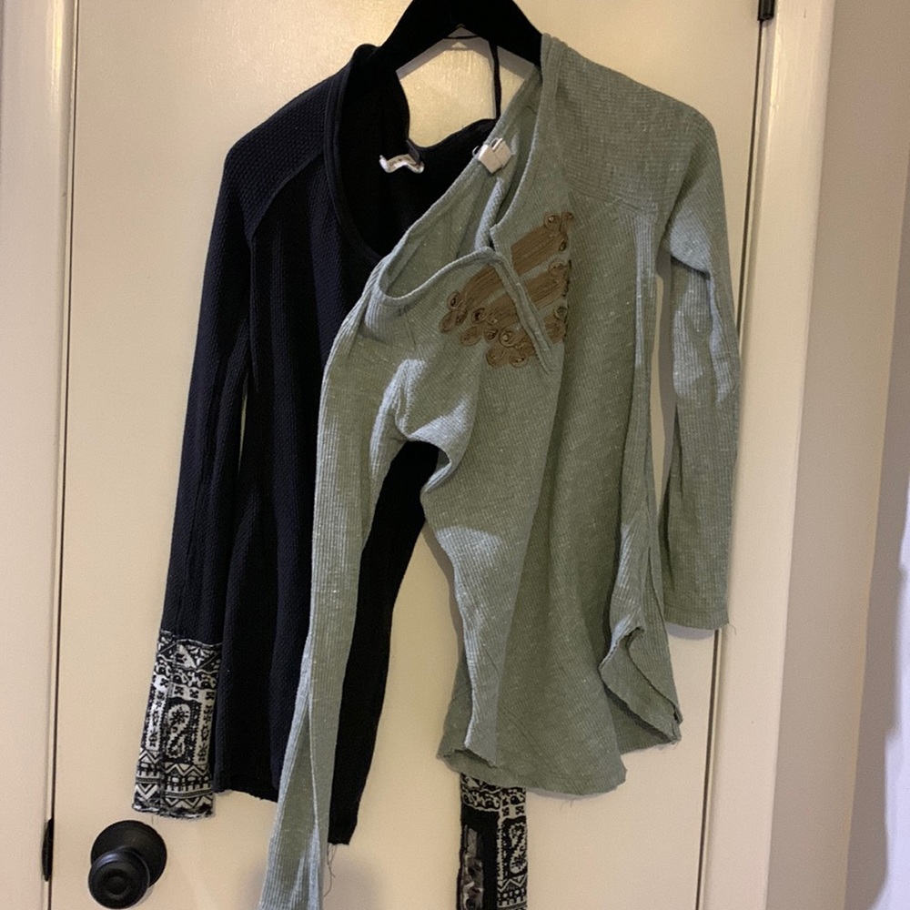 We the free long sleeve thin thermal tee bundle size S- Not for sale do not buy.